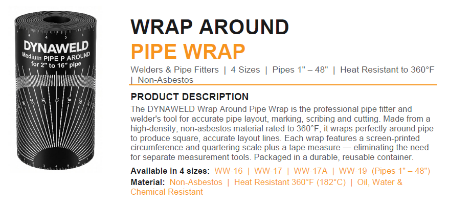 Dynaweld Wrap Around Pipe Wrap WW-16 WW-19 Dubai UAE