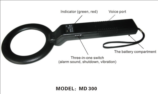 MD300 Hand-held Metal Detector