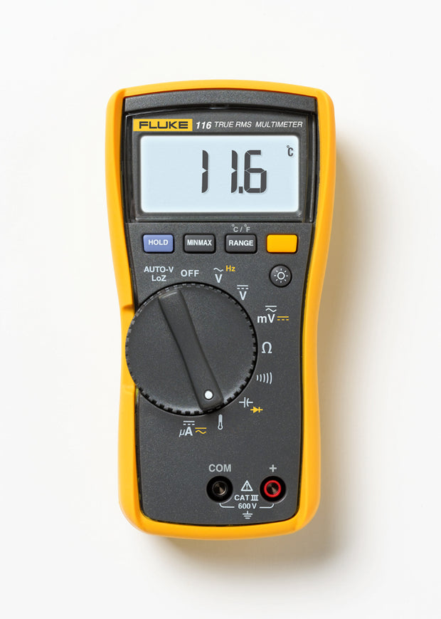 FLUKE 116 DIGITAL HVAC MULTIMETER 600V AC/DC