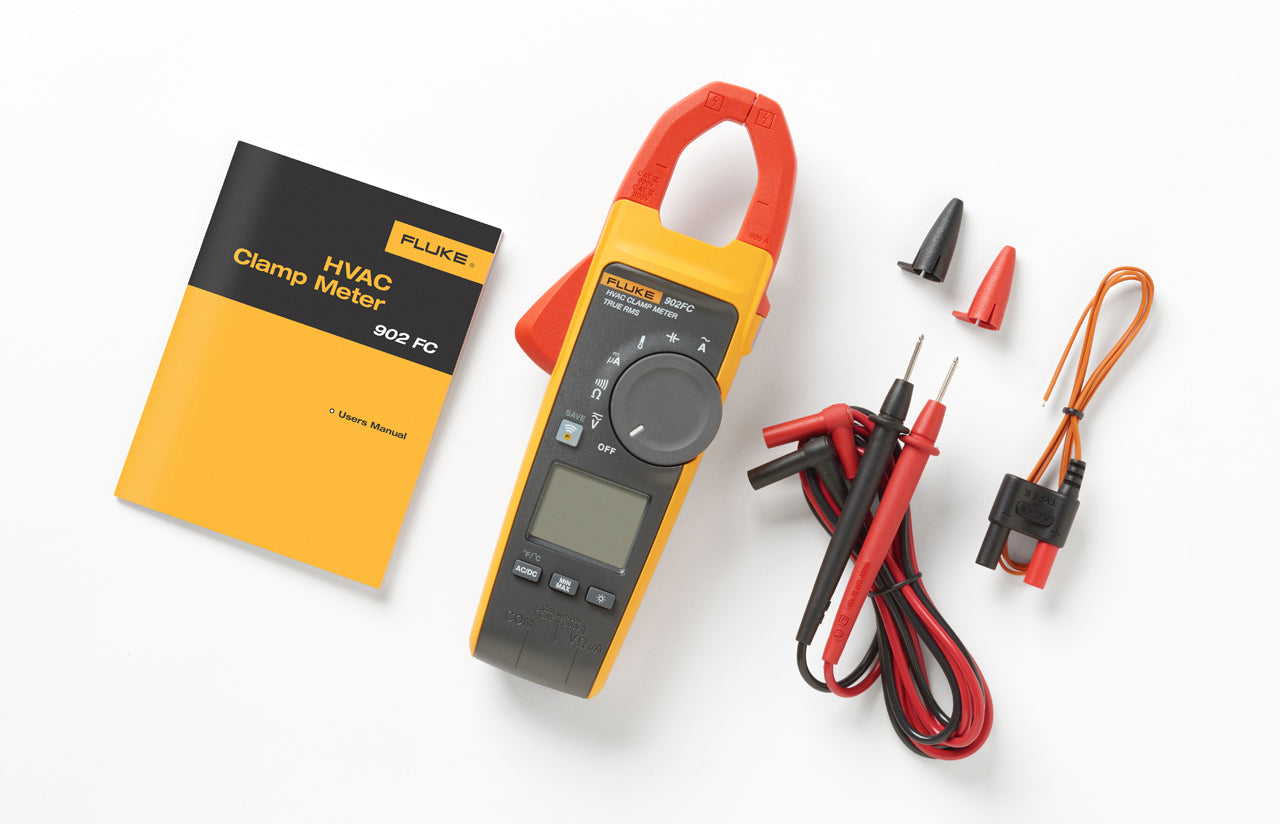 FLUKE 902 FC TRUE-RMS HVAC CLAMP METER 600V