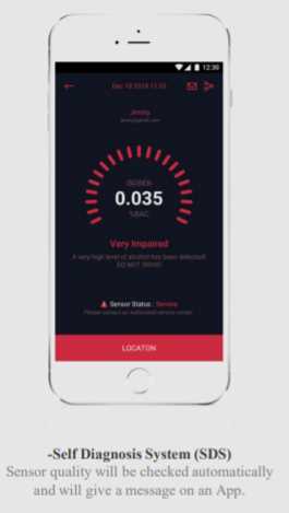 Breathalyzer with Bluetooth - AL8800BT
