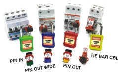 CONVENTIONAL MINIATURE CIRCUIT BREAKER LOCKOUTS
